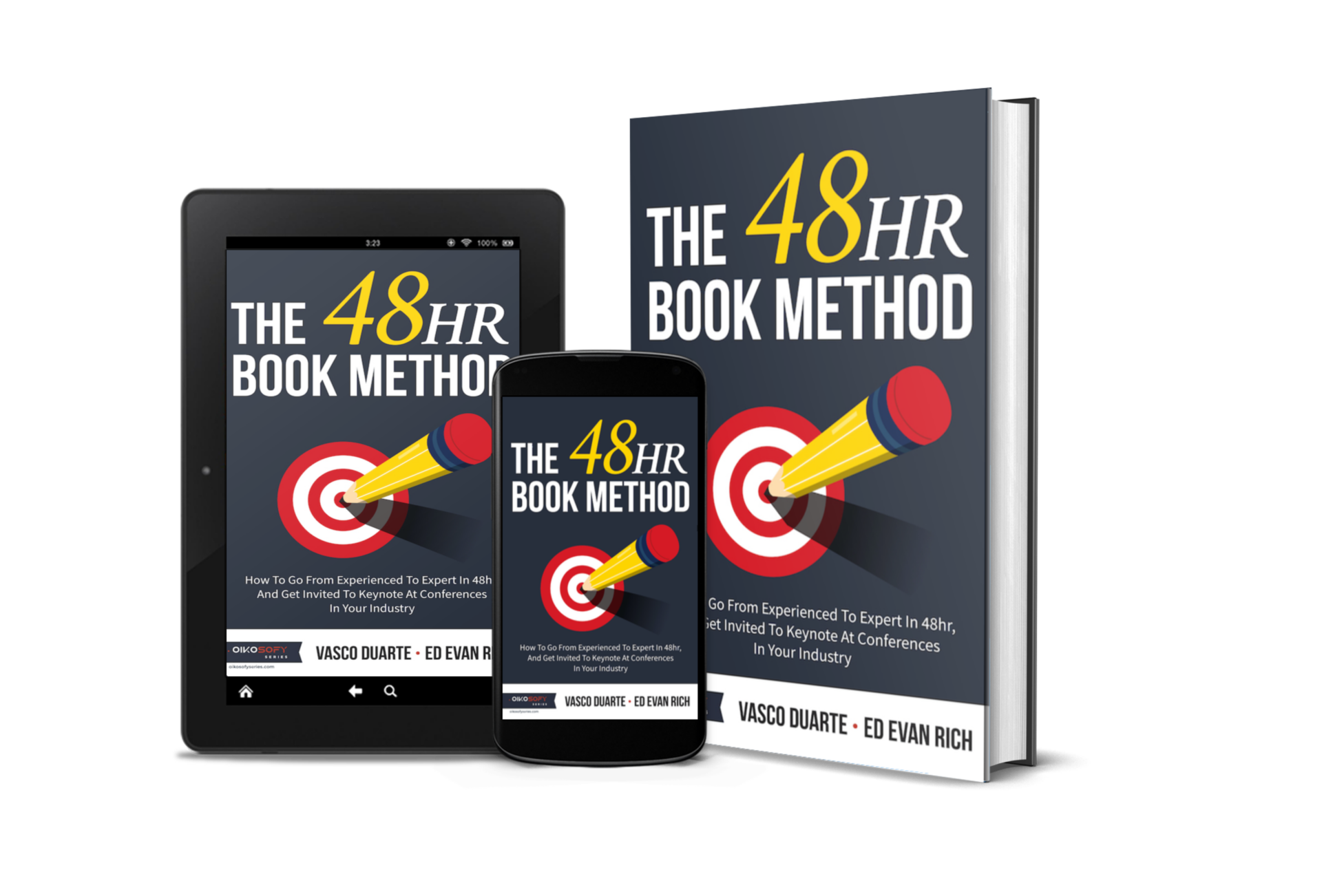 The 48 Hour Book Method on tablet, phone and paperback